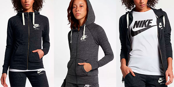 Chollo Sudadera Nike Sportswear con capucha para mujer