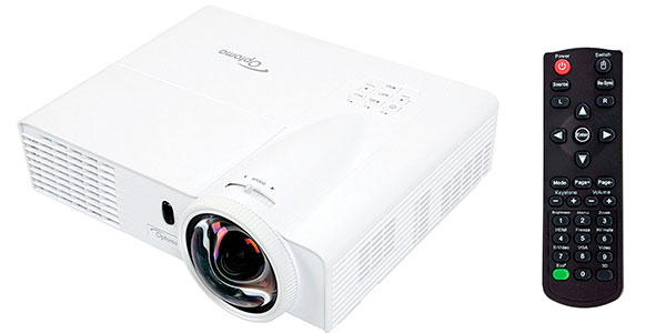 Chollo Videoproyector DLP Optoma GT760 de 3.400 lúmenes con mando a distancia blanco