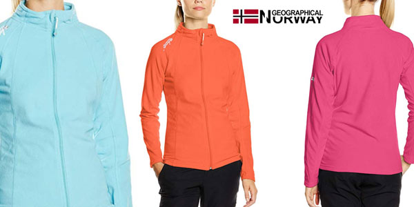 Forro polar Geographical Norway WN600F/GN para mujer barato en Amazon
