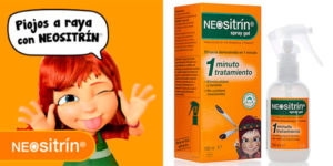 Spray gel Neositrín de 100 ml contra piojos y liendres barato