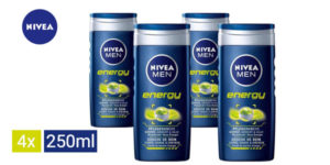 Pack x4 Gel de ducha Nivea Men Energy x250 ml barato Amazon