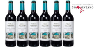 Pack de 6 botellas vino tinto roble Viñas del Vero (2016) con D.O. Somontano barato