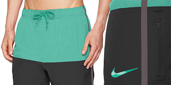 Pantalones cortos Nike Heather Split Volley Short 5.5” para hombre chollo en Amazon