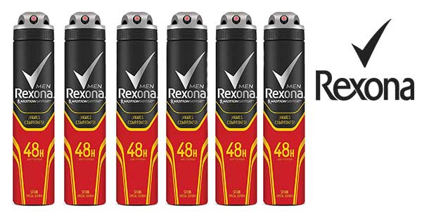 Rexona Vamos Campeones spray pack de 6 botes 200 ml barato
