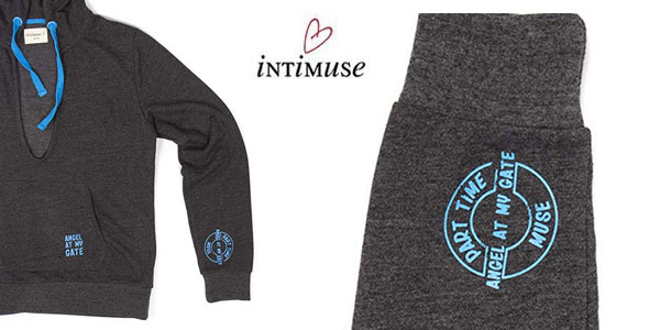 Sudadera Intimuse Charme en azul o negro para mujer chollo en Amazon