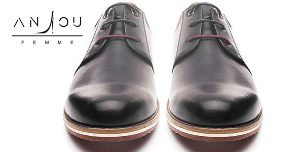 Promoción Zapatos Oxford para hombre de cuero PU chollazo en Amazon