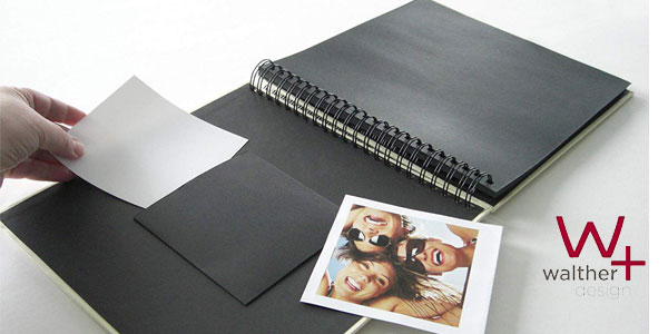 Álbum Walther Design para 200 fotos de 10 x 15 cm en color negro chollo en Amazon