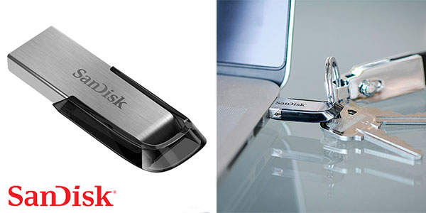 Chollo Memoria Flash SanDisk Ultra Flair USB 3.0 de 256 GB