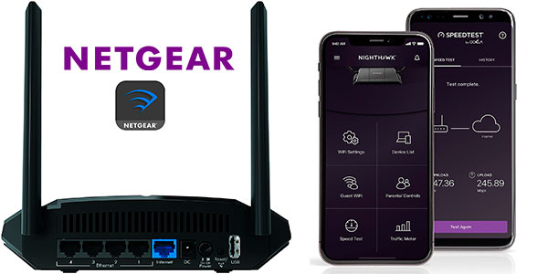 Router inalámbrico Netgear R6120 Wi-Fi de doble banda barato