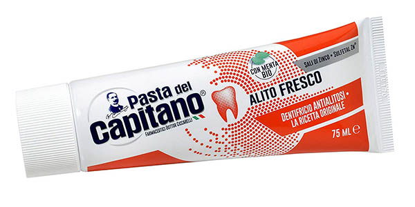 crema de dientes Pasta del Capitano Aliento Fresco relación calidad-precio genial