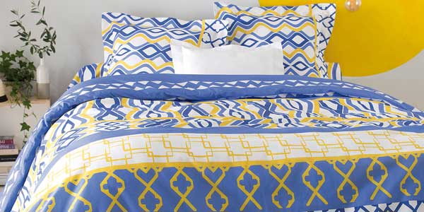 Funda nórdica + funda de almohada estampada en tejido 50% algodón hogar by Venca barata en eBay