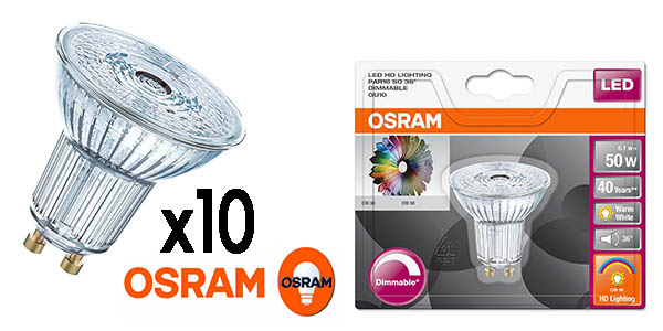 Osram LED GU10 bombillas baratas