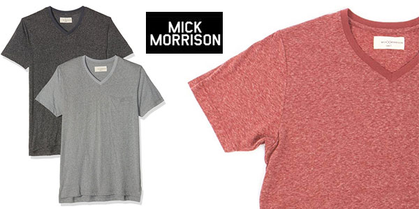 Pack x2 camisetas Mick Morrison chollazo en Amazon