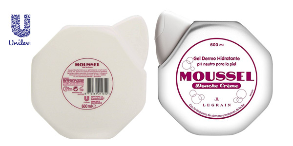 Pack de 8 Geles de baño hidratantes Moussel Douche Crème chollo en Amazon