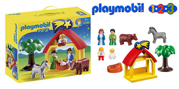 Playmobil 1.2.3 belén infantil para niñ@s pequeños barato