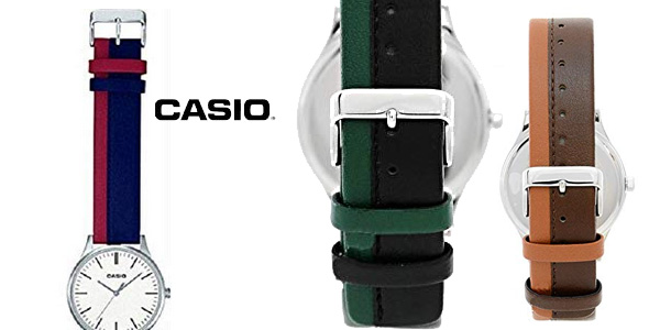Reloj analógico Casio MTP-E133L en varios colores chollazo en Amazon