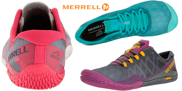 Zapatillas deportivas Merrell Vapor Glove 3 indoor para mujer baratas