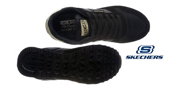 Zapatillas deportivas Skechers OG 85-Clasix en negro para mujer chollazo en Amazon