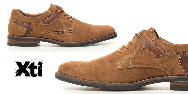 Zapatos de piel Xti Alberto para hombre color camel baratos en eBay