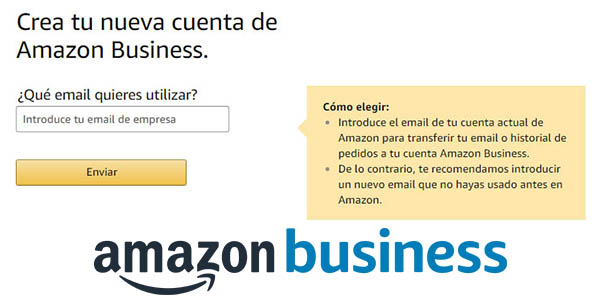 Amazon Business cuenta para empresas