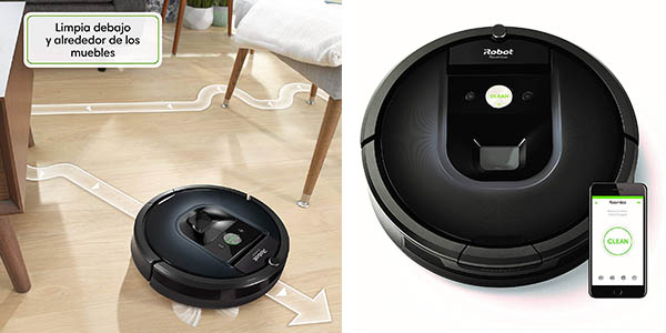 ▷ Chollo Robot aspirador Roomba 981 por sólo 359€ con gratis (-20%)
