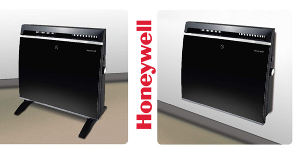 Calefactor Honeywell HCE890 de panel de vidrio de 1800 W y termostato ajustable chollo en Amazon