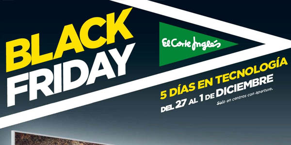 Black Friday  El Corte Ingls