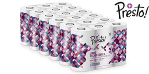 Chollo Pack de 18 rollos de papel de cocina Amazon Presto! de triple capa