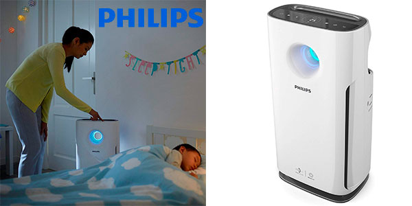 Chollo Purificador de aire Philips AC3256/10 de 95 m² con modo para alérgenos