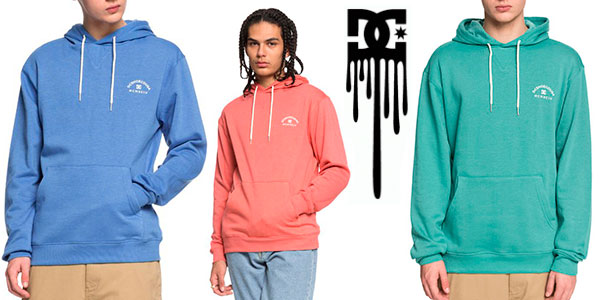 Chollo Sudadera DC Shoes Rebel 3 con capucha en varios modelos para hombre 