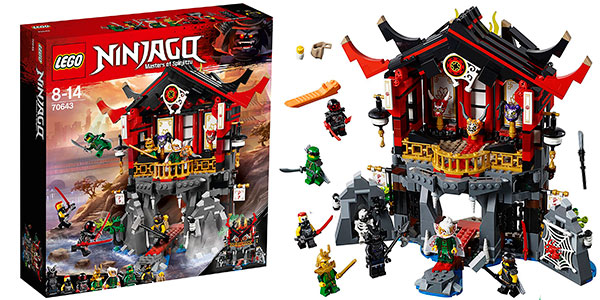 Chollo Templo de la Resurrección de LEGO Ninjago con 7 minifiguras