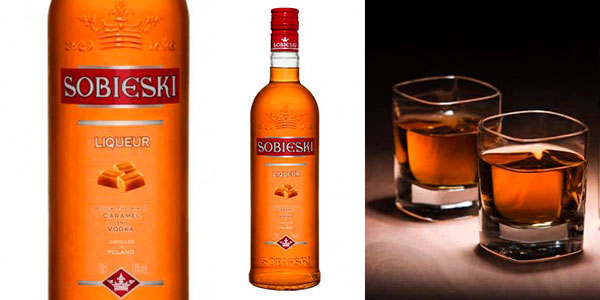 Chollo Licor de vodka y caramelo Sobieski (700 ml)