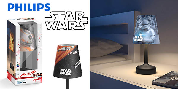 lámpara de ambiente Philips Star Wars barata
