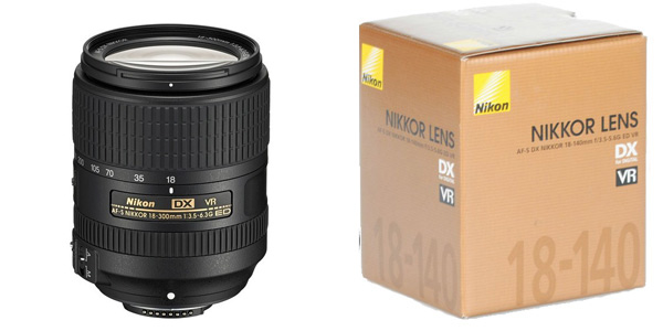 Objetivo Nikon AF-S DX NIKKOR 18-140mm f/3.5-5.6G ED VR Lens chollazo en eBay