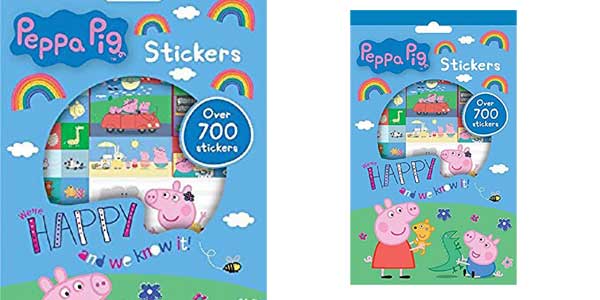 Set de 700 pegatinas de Peppa Pig barato en Amazon