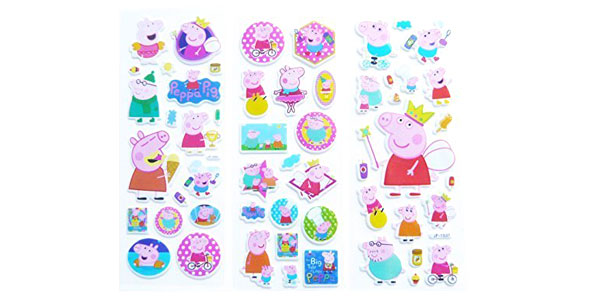 Set de 700 pegatinas de Peppa Pig chollo en Amazon
