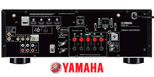 Receptor AV Yamaha RX-V485 de 5.1 canales con Dolby Digital Plus barato