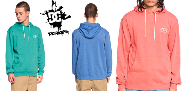 Sudadera DC Shoes Rebel 3 con capucha en varios modelos para hombre barata