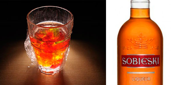 Licor de vodka y caramelo Sobieski (700 ml) barato