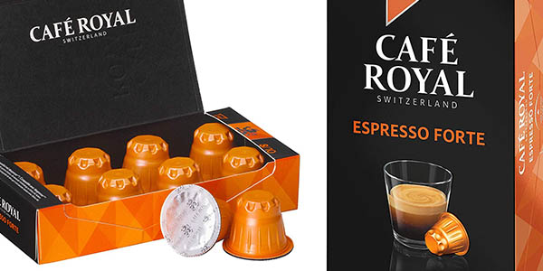 cápsulas de café Royal Espresso Forte compatibles con Nespresso chollo