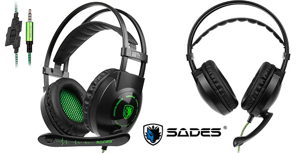 Chollo Cascos gaming Sades SA801 con micro