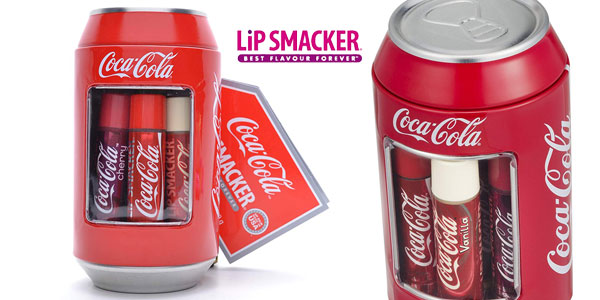 Coca Cola Lip Smacker con 6 bálsamos labiales barato en Amazon