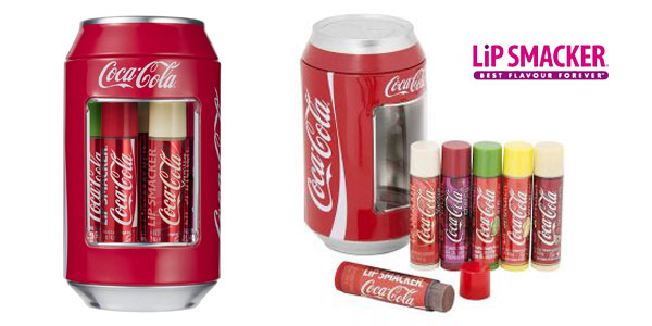 Coca Cola Lip Smacker con 6 bálsamos labiales chollo en Amazon