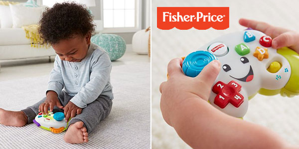 Mi primer mando de consola Ríe y Aprende de Fisher-Price para bebé +6 meses chollo en Amazon