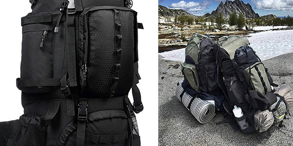mochila de viaje AmazonBasics resistente con gran relación calidad-precio
