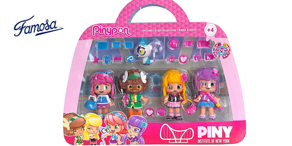 Set de Cuatro muñecas Pinypon by PINY (Famosa 700012916) barato en Amazon