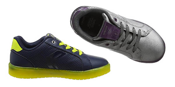 zapatillas infantiles Geox J Kommodor con luces en la suela chollo