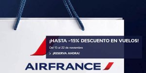 Air France cupón descuento vuelos otoño