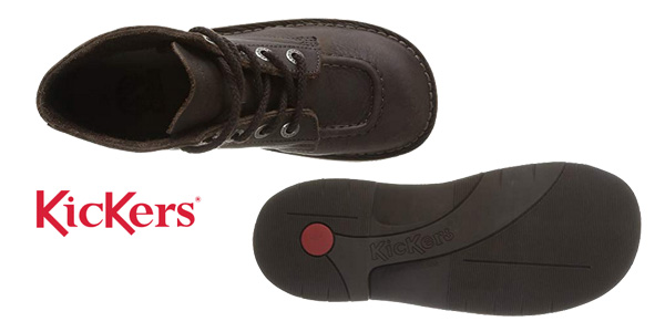 Botas unisex Kickers Kick Col en color marrón chollo en Amazon