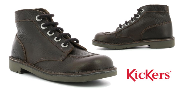 Botas unisex Kickers Kick Col en color marrón baratas en Amazon